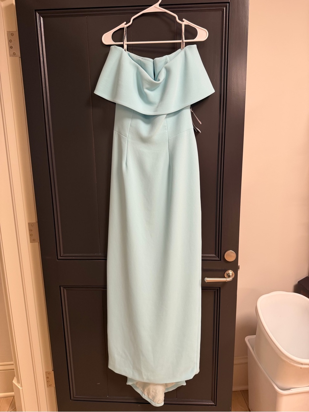 Aqua Mint Off-Shoulder Maxi Dress